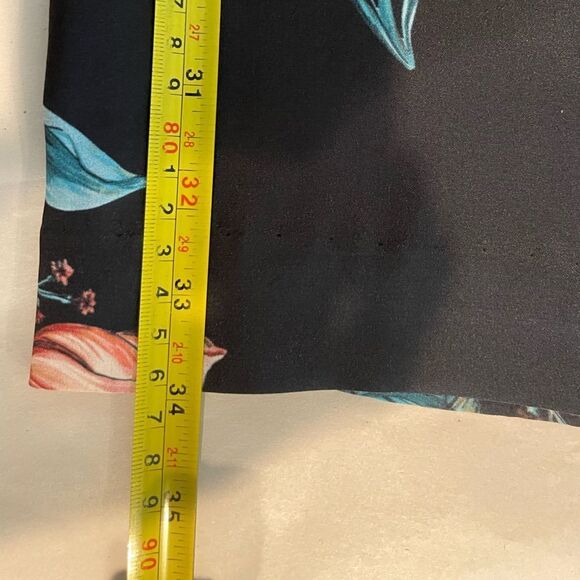 NICHOLAS Black Floral Silk Pants Size 2 - Picture 5 of 8